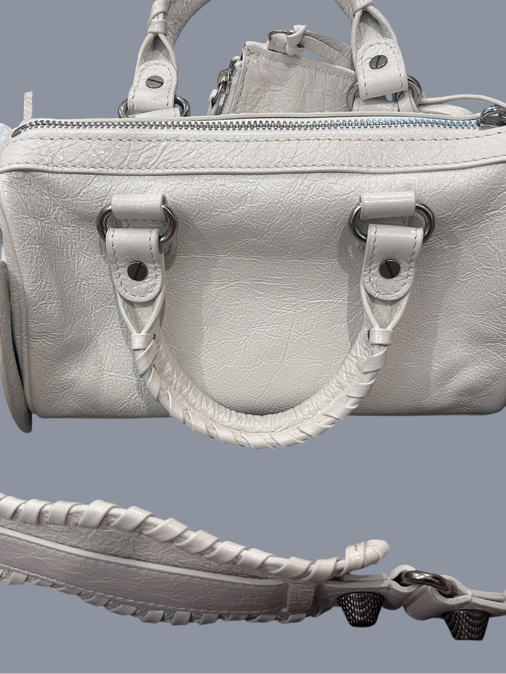Le City Mini - White with Silver Hardware - Picture 4 of 4